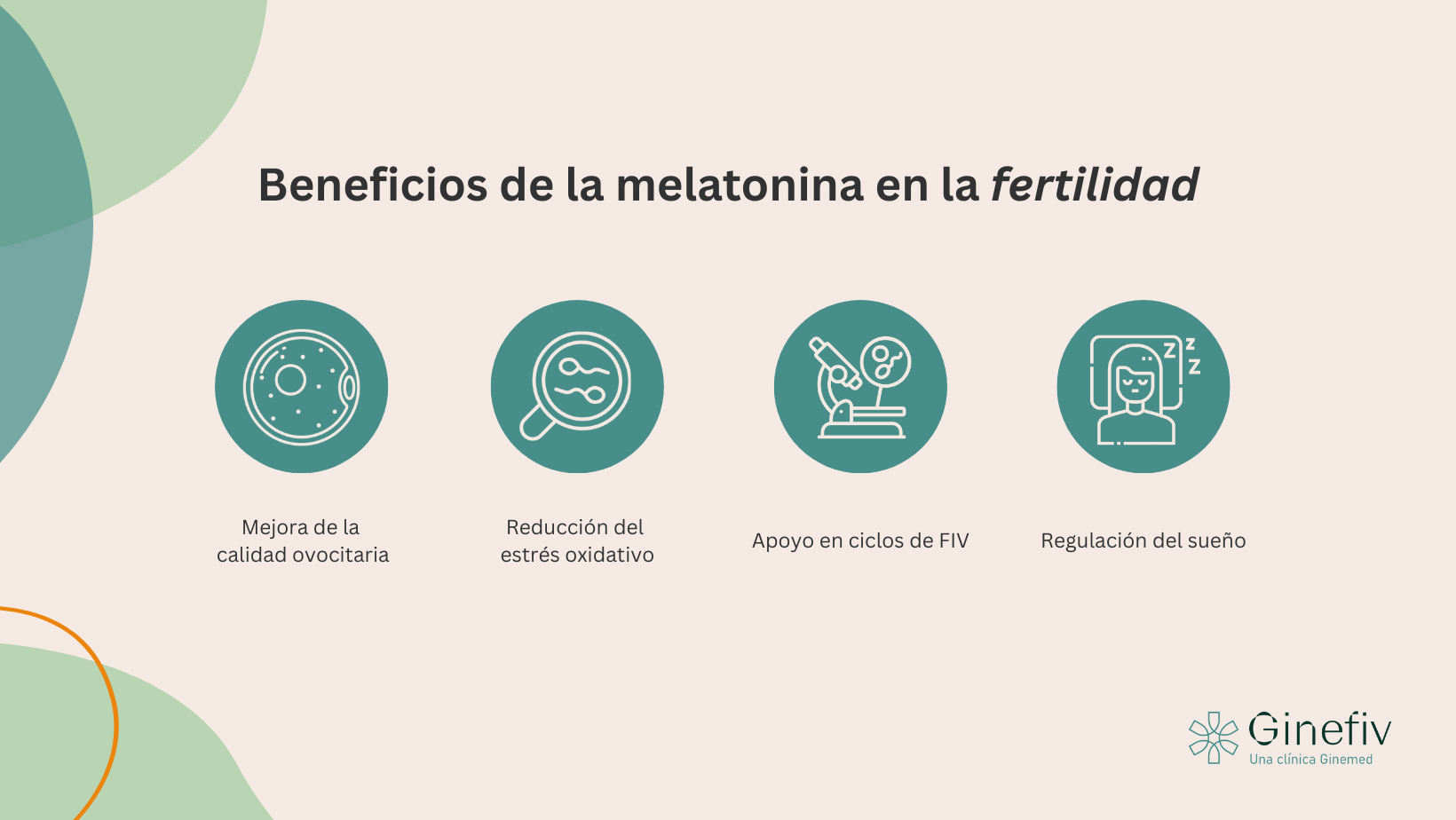 Beneficios de tomar melatonina para cuidar la fertilidad