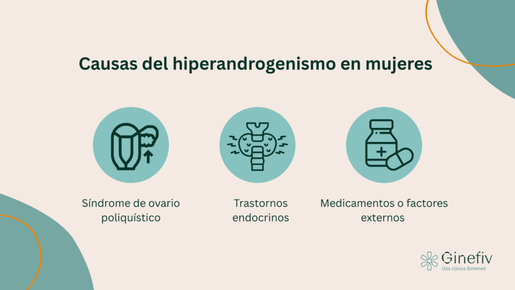 causas del hiperandrogenismo en mujeres